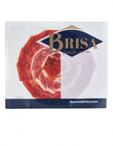 5 x Loncheado de Paleta de Bellota Ibérica "50% Raza Ibérica" en plato - Loncheados en Ibéricos Brisa