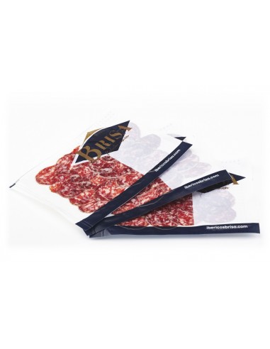 salchichón loncheado -Lote de embutidos Ibéricos Loncheados  de Guijuelo  - Ibéricos Brisa