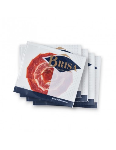 5 x Loncheado de Paleta de Bellota Ibérica "50% Raza Ibérica" en plato - Loncheados en Ibéricos Brisa