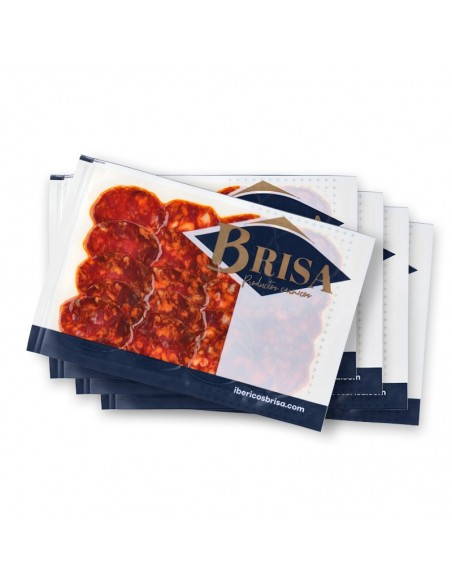 5 x Loncheado de Chorizo Ibérico de Bellota - Loncheados en Ibéricos Brisa