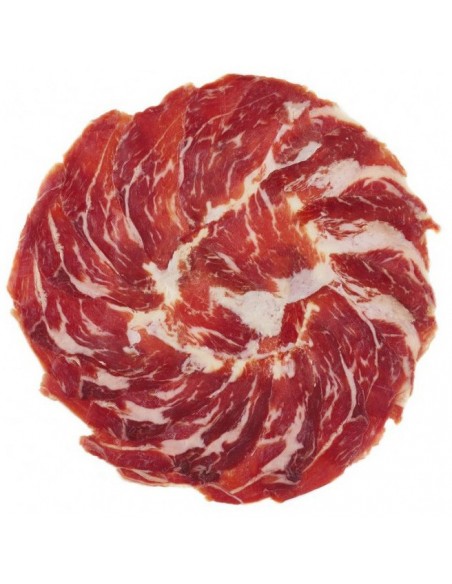 Paleta de Cebo de Campo Ibérica "50% Raza Ibérica" (pieza entera loncheada a cuchillo en platos de 100g.) - Loncheados en Ibé...
