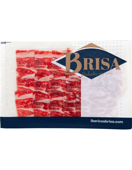 5 x Loncheado de Paleta de Cebo Ibérica "50% Raza Ibérica" en plato - Loncheados en Ibéricos Brisa