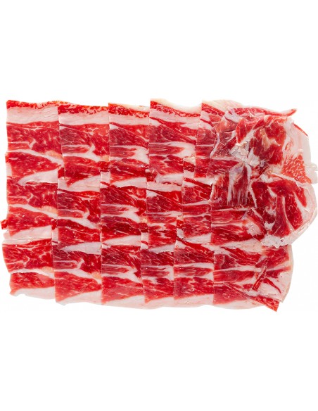5 x Loncheado de Paleta de Cebo Ibérica "50% Raza Ibérica" en plato - Loncheados en Ibéricos Brisa